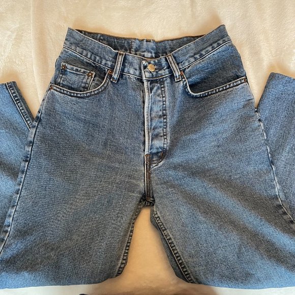 Vintage Levis 501 made in USA 501 90s jeans denim blue straight leg 100% cotton - Picture 5 of 12